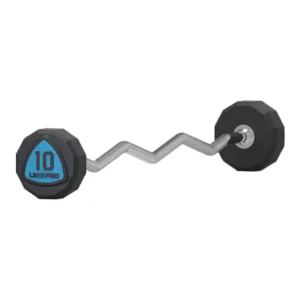 12 side ez curl urethane barbells
