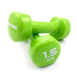 colored studio dumbbell