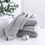 bamboo charcoal fiber face towel