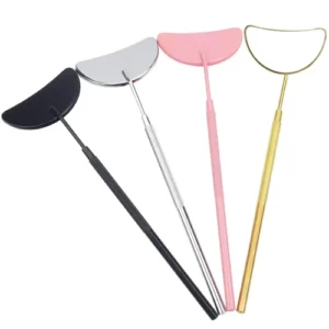 semicircle eyelash mirror with long hand