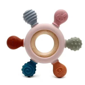 silicon teether round shape