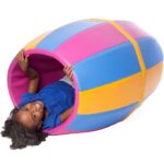 rainbow twirling play barrel