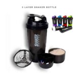 3 layer shaker bottle