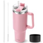 clear top tumbler with handle