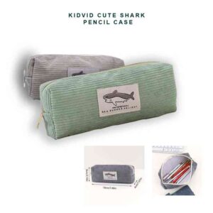 kidvid cute shark pencil case