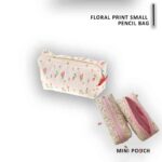 floral print small pencil bag