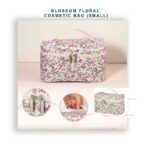 blossom floral cosmetic bag (small)