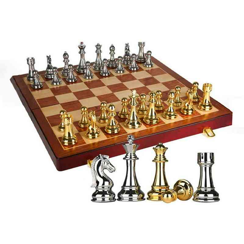 wooden international chess and checkers set 29cm width wooden international chess and checkers set 29cm width
