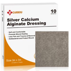 silver calcium alginate dressing (10pcs)